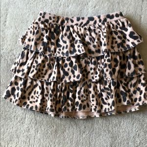 Gap animal print skirt